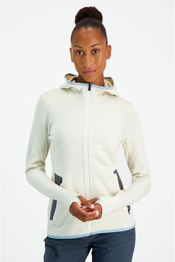 Ortovox Fleece Hoody Damen Midlayer Weiss 34239 1