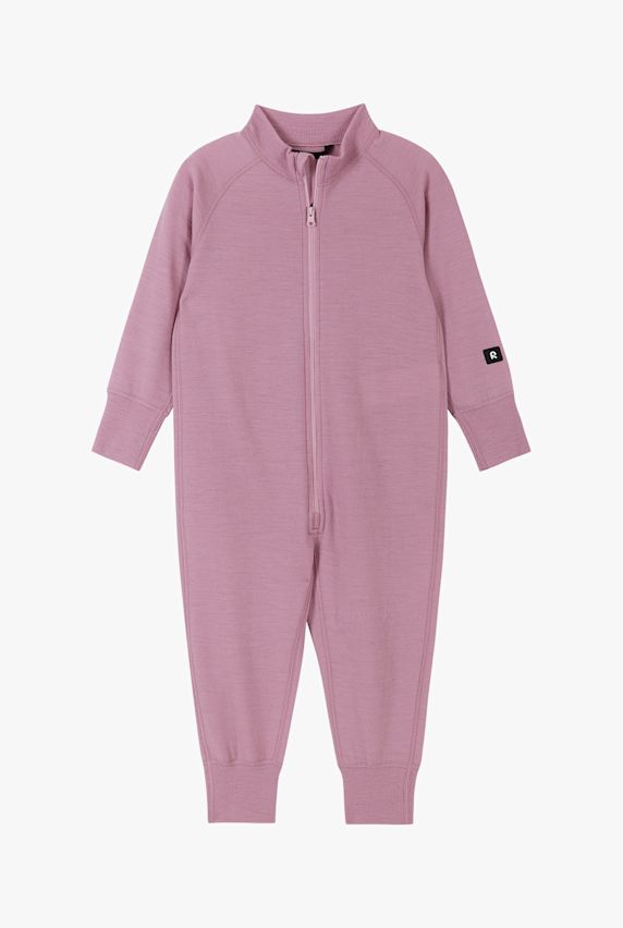 reima Parvin Merino combinaison en polaire jeune enfant Rose 34497 1