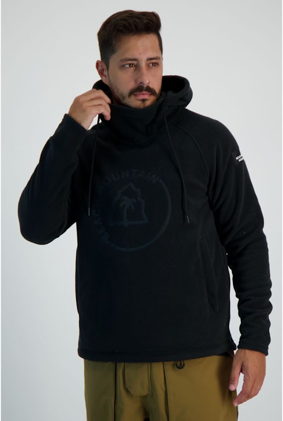 BEACH MOUNTAIN hoodie uomo Nero 34759 1