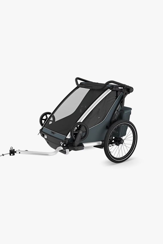 Thule Chariot Cross 2 double Fahrradanhänger Grau 34931 1