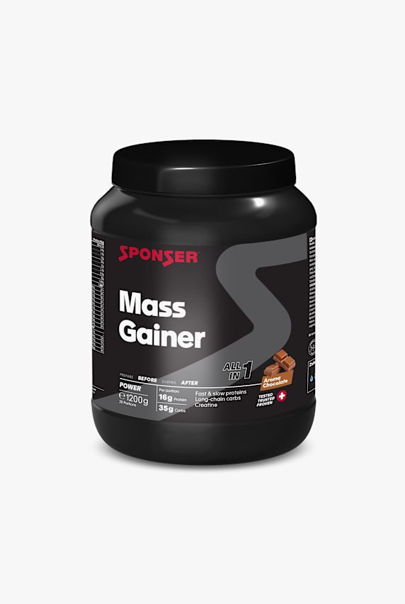 Sponser Mass Gainer Chocolate 1200 g polvere proteica Marrone 34962 1