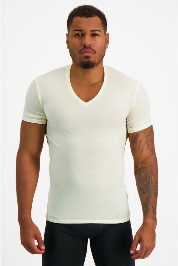 icebreaker Merino 150 Anatomica Herren Thermoshirt Weiss 34980 1