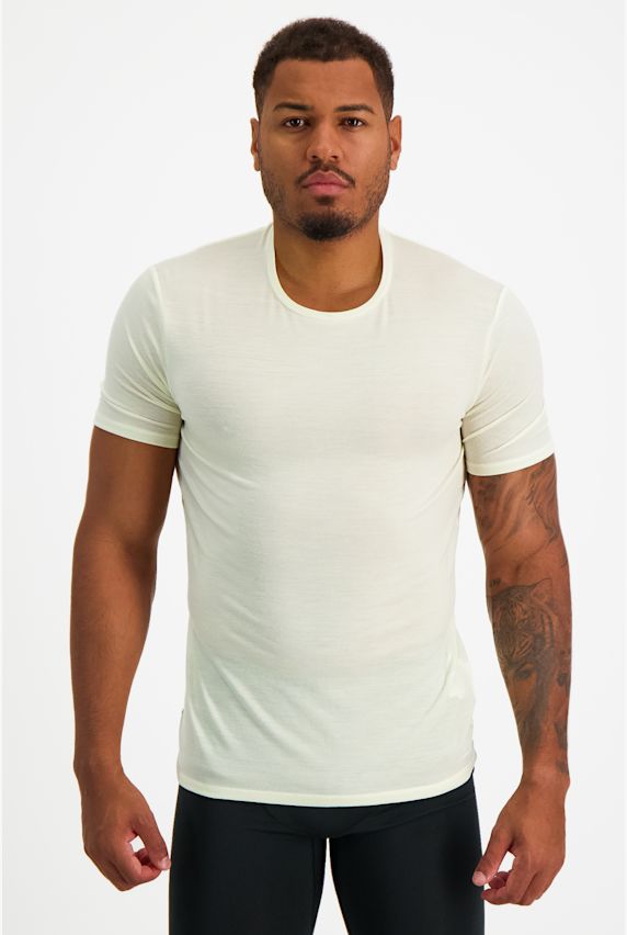 icebreaker Merino 150 Anatomica Herren Thermoshirt Weiss 34968 1