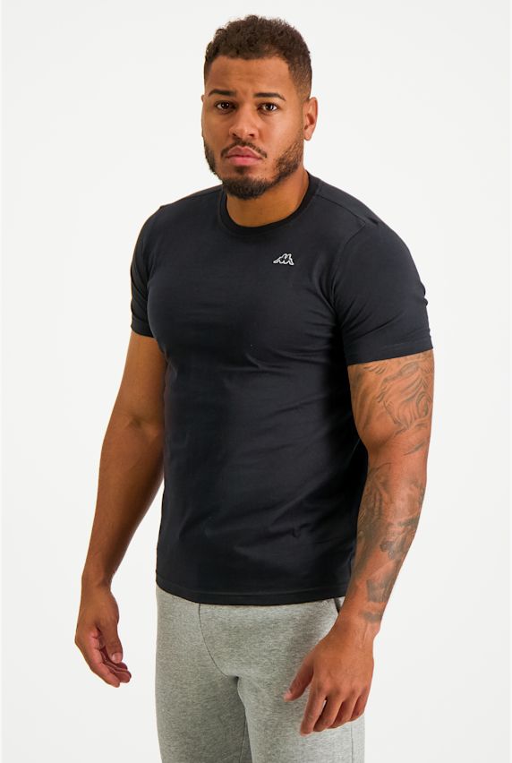 Kappa Luc Herren T-Shirt Schwarz 35024 1