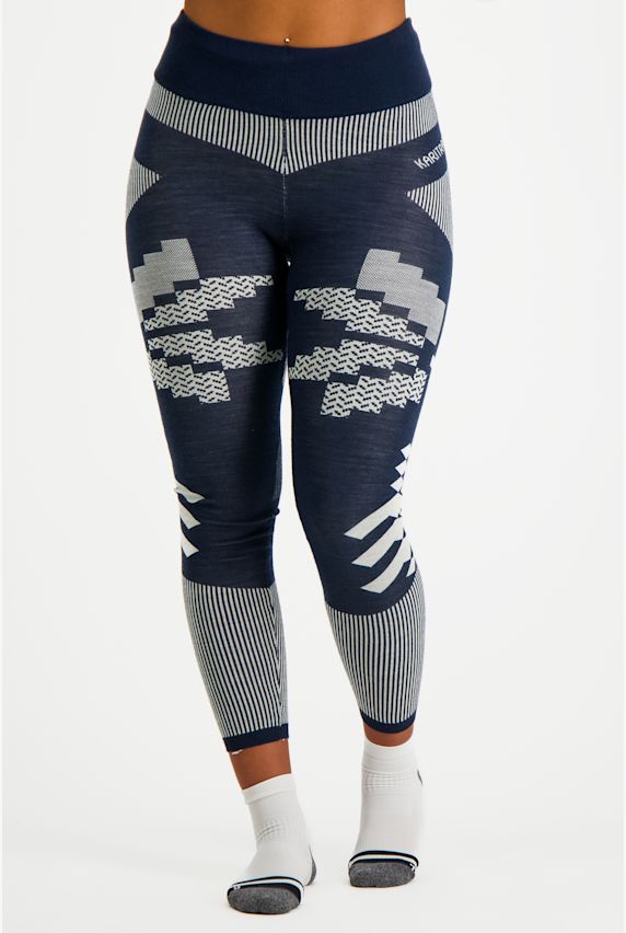 Kari Traa Faith Merino leggings termici donna Blu 35129 1