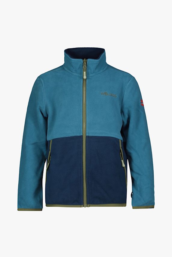 Trollkids Storfjord Kinder Midlayer Blau 35374 1