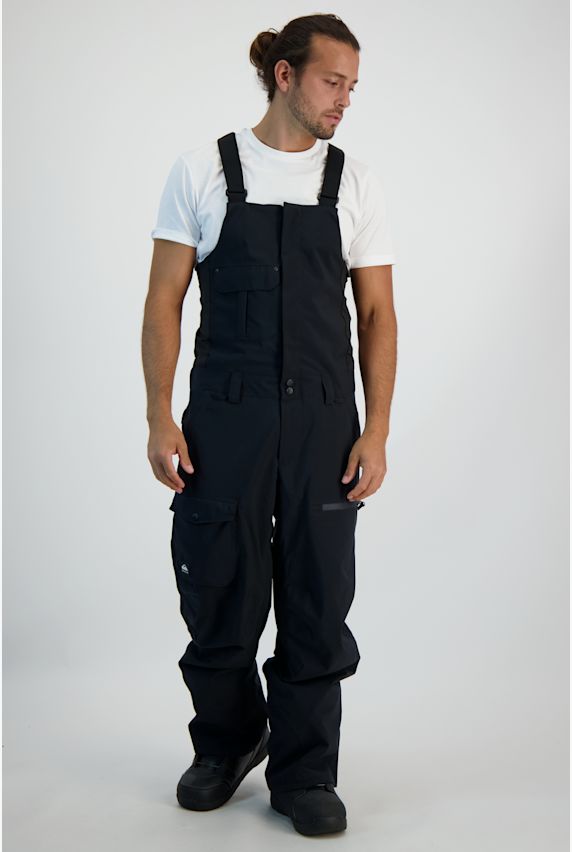 Quiksilver Utility Bib pantaloni da sci/snowboard uomo Nero 35530 1