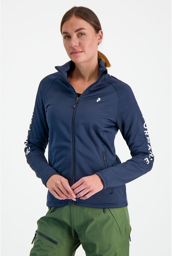 PEAK PERFORMANCE Rider Essentials Zip midlayer femmes Bleu 35730 1