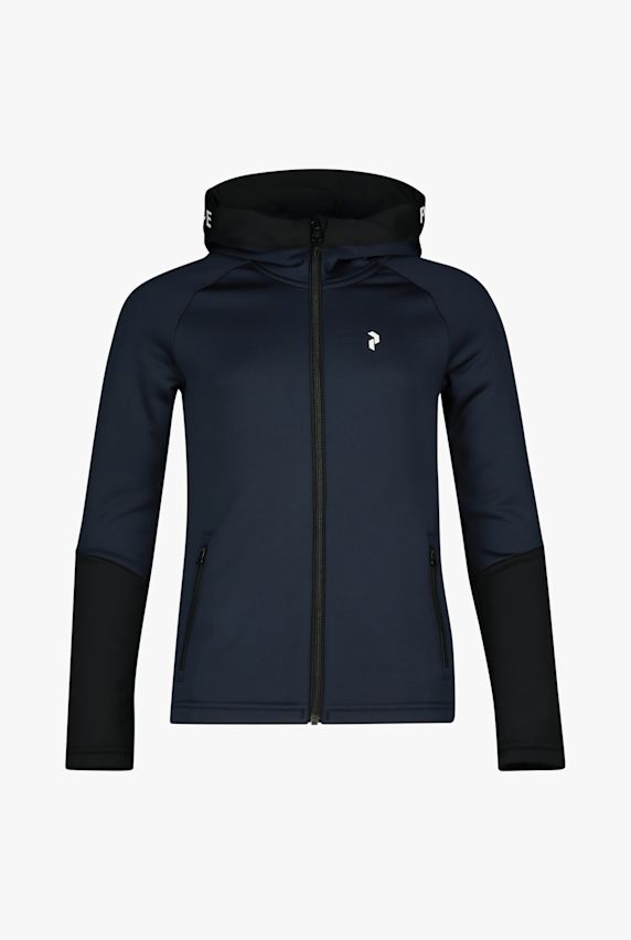 PEAK PERFORMANCE Rider Zip Hood Kinder Midlayer Blau 35773 1