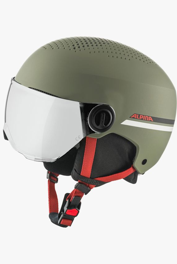 ALPINA Zupo Visor Q-Lite Kinder Skihelm Grün 35873 1