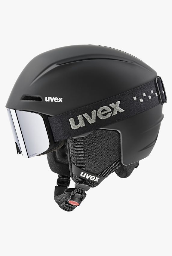 uvex viti casco da sci + occhiali bambini Nero 36000 1