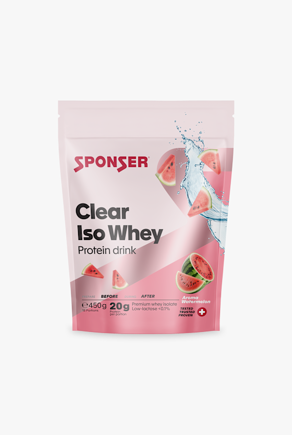 Sponser Clear Iso Whey Watermelon 450 g boisson en poudre Blanc 36315 1