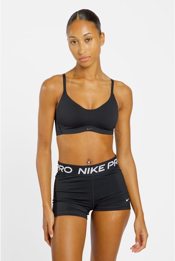 Nike Alate Minimalist Padded Light reggiseno sportivo donna Nero 36687 1