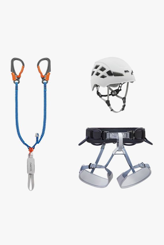 PETZL Eashook set pour via ferrata Gris 37036 1