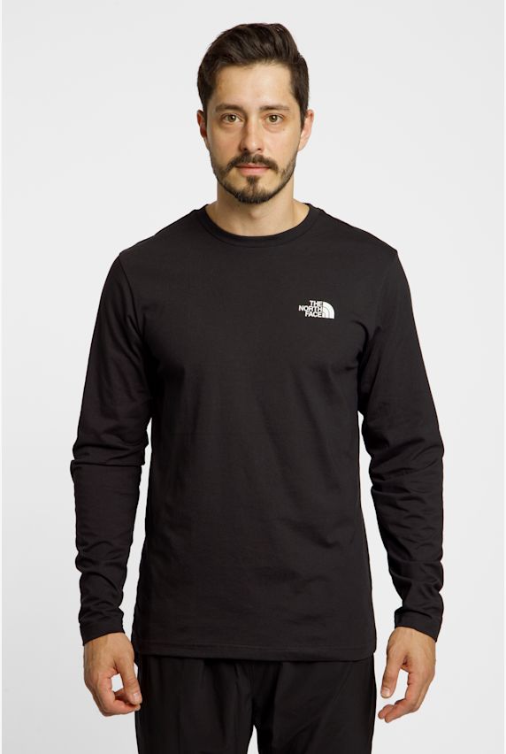 The North Face Simple Dome Herren Longlseeve Schwarz 37576 1