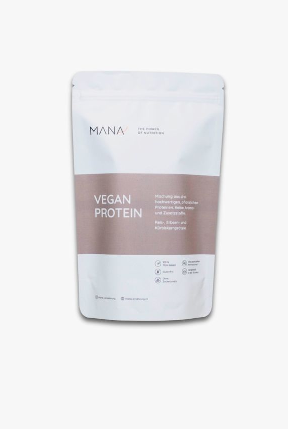 MANA Vegan 600 g Proteinpulver Braun 37661 1