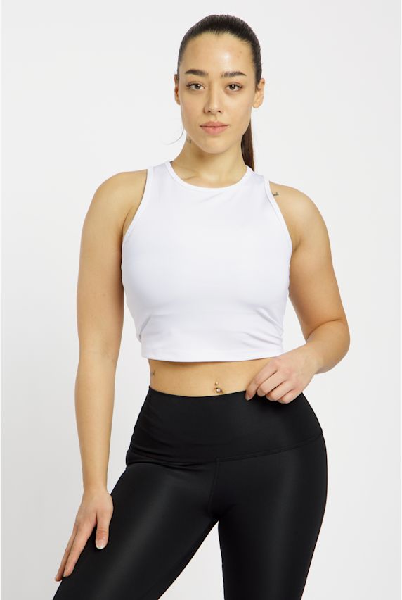 POWERZONE Cropped top femmes Blanc 37769 1