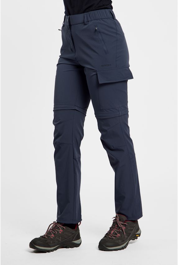 46 NORD Pilatus Zip-Off Damen Wanderhose Blau 37976 1