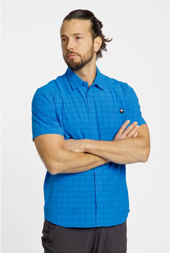 MAMMUT Lenni chemise de randonnée hommes Bleu 38276 1