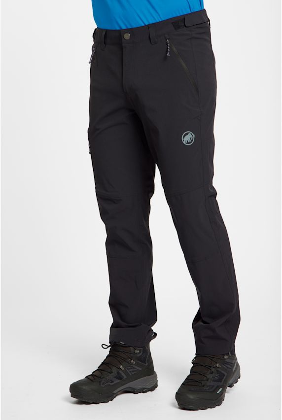 MAMMUT Runbold IV taille longue pantalon de randonnée hommes Noir 38291 1