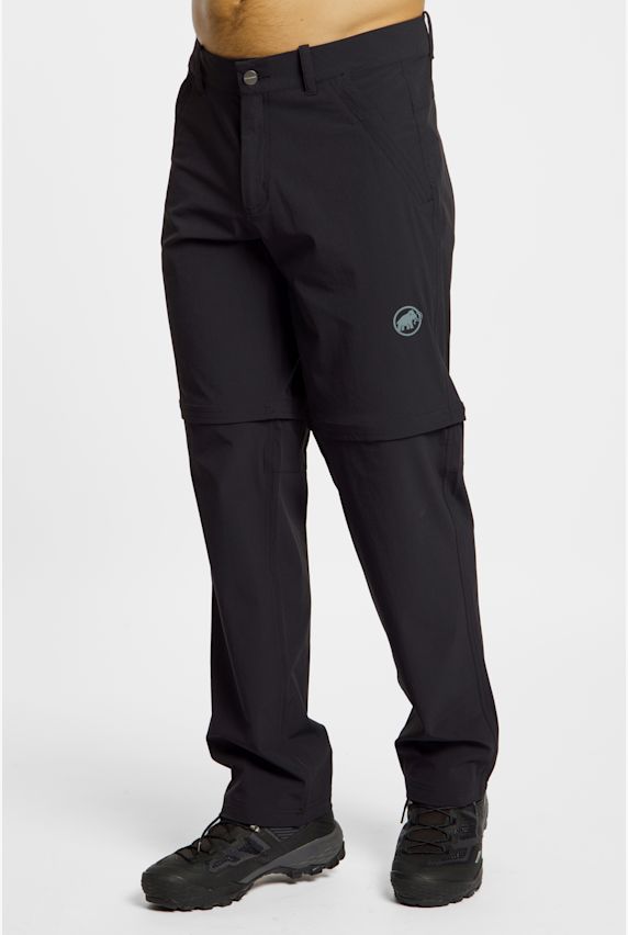 MAMMUT Hiking V Zip-Off pantalon de randonnée hommes Noir 38303 1
