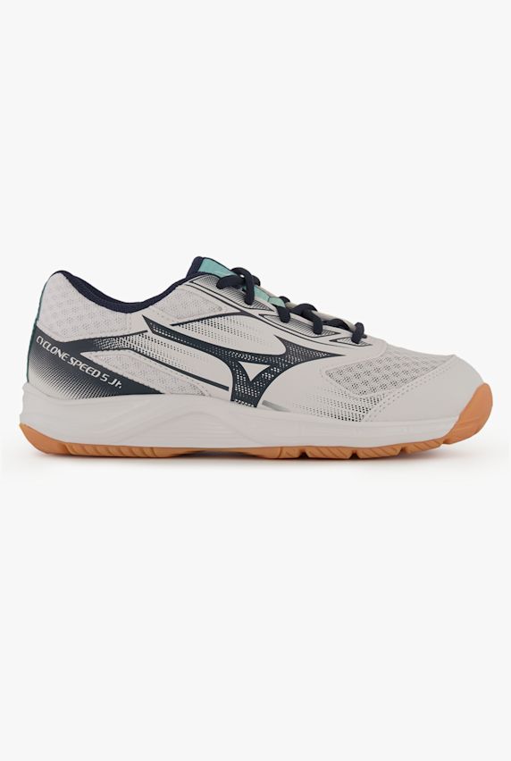 Mizuno Cyclone Speed 5 Kinder Hallenschuh Weiss 38311 1