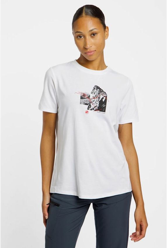 MAMMUT Mountain 4208m Damen T-Shirt Weiss 56636 1