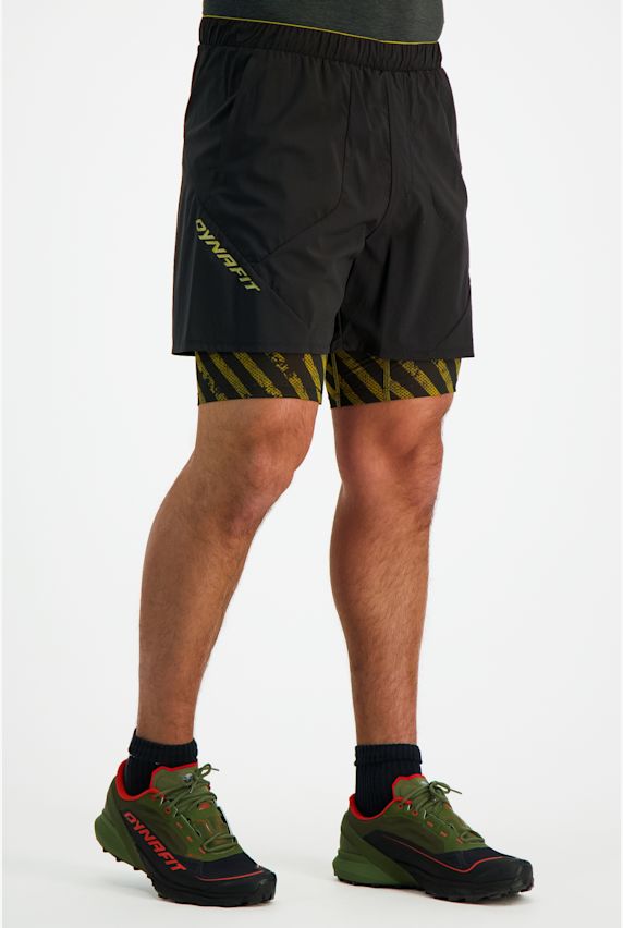 Dynafit Trail 2in1 short de randonnée hommes Noir 38450 1
