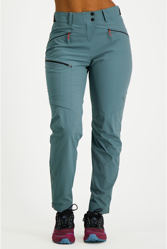 Dynafit Transalper Dynastretch pantaloni da trekking donna Verde 38490 1