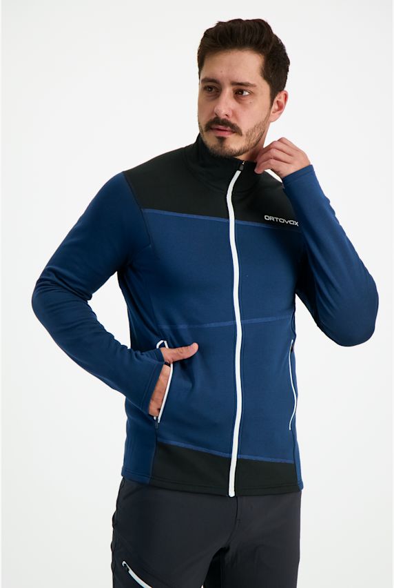 Ortovox Fleece Light Herren Midlayer Blau 38519 1