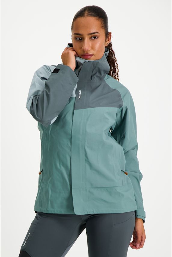 Ortovox Seceda 3L Damen Outdoorjacke Grün 38507 1