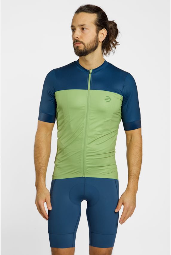 Stoke Calobra Full-Zip Herren Biketrikot Grün 38692 1