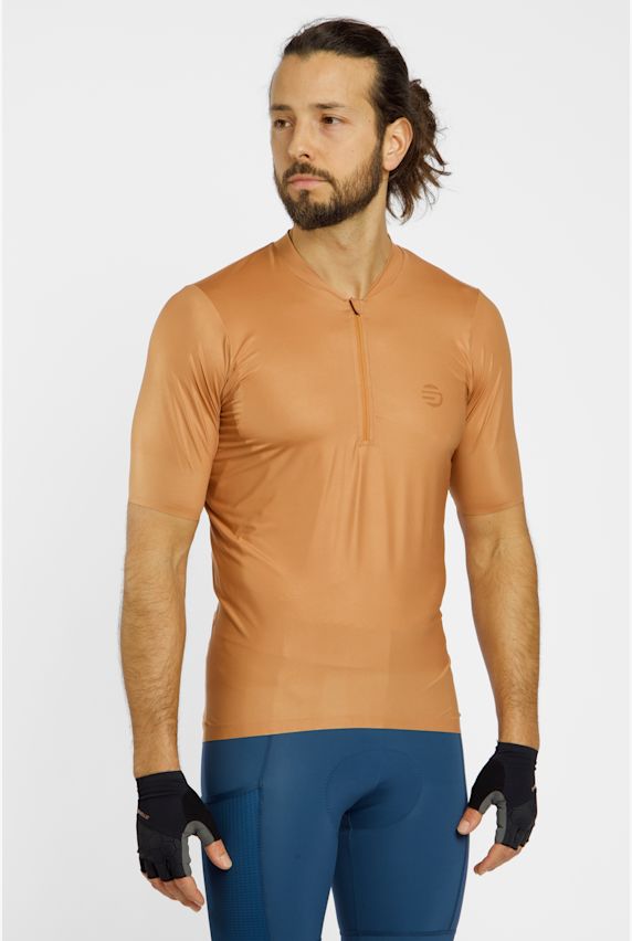 Stoke Calobra Half-Zip maillot de bike hommes Beige 38712 1