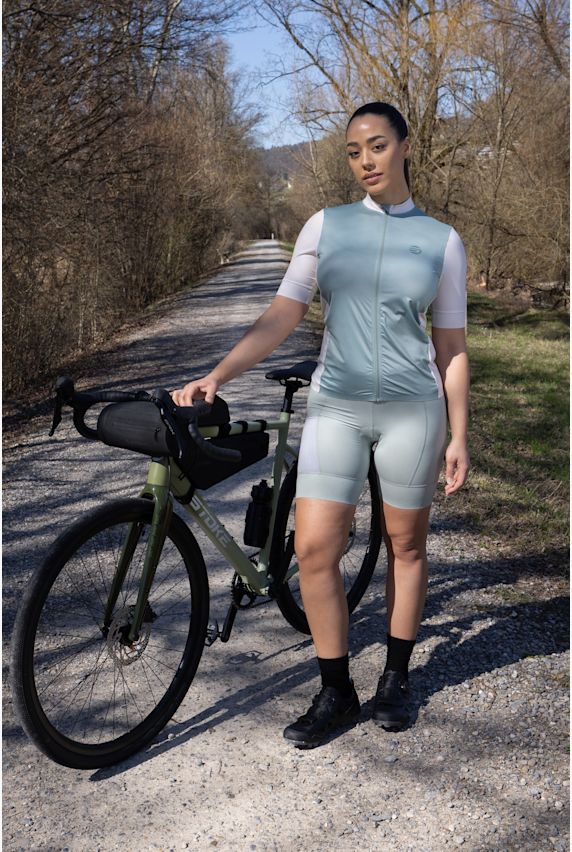 Stoke Randa Full-Zip Damen Biketrikot Grün 38699 1