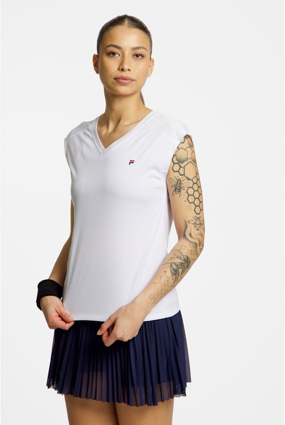 FILA Maia débardeur de tennis femmes Blanc 38839 1