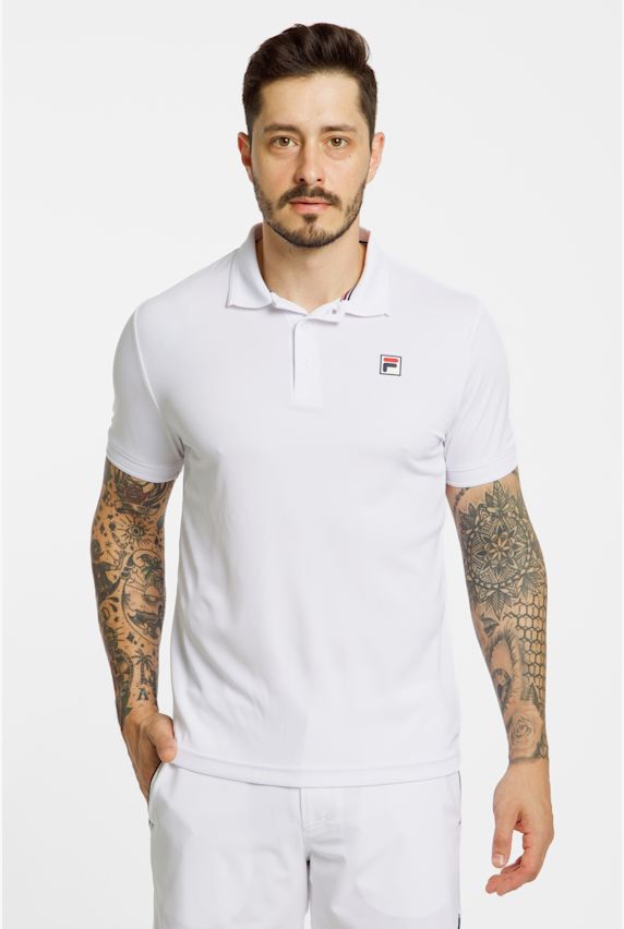 FILA Hermano maglietta da tennis uomo Bianco 38867 1