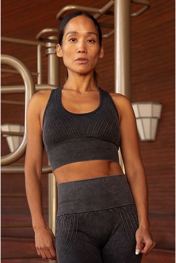 POWERZONE Yoga Seamless Medium soutien-gorge de sport Gris 38896 1