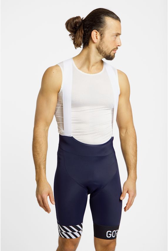 GORE BIKE WEAR SWIFTRIDE Optical Herren Bib Tight Weiss 39037 1