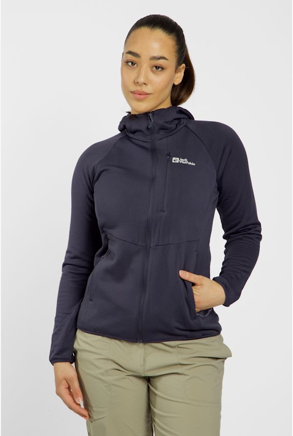 Jack Wolfskin Kolbenberg Hooded Damen Midlayer Grau 39584 1