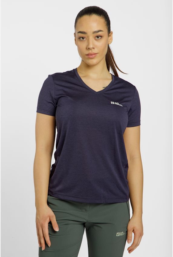 Jack Wolfskin Crosstrail t-shirt donna Grigio 40516 1
