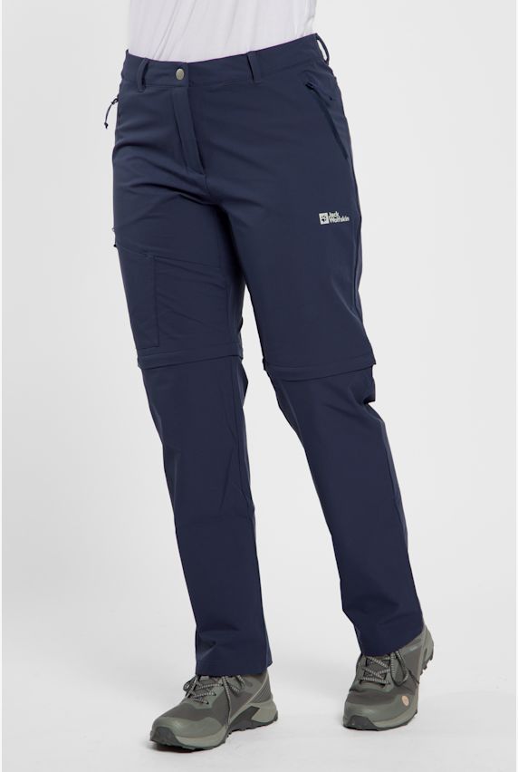 Jack Wolfskin Pico Trail Zip-Off pantaloni da trekking donna Blu 39138 1
