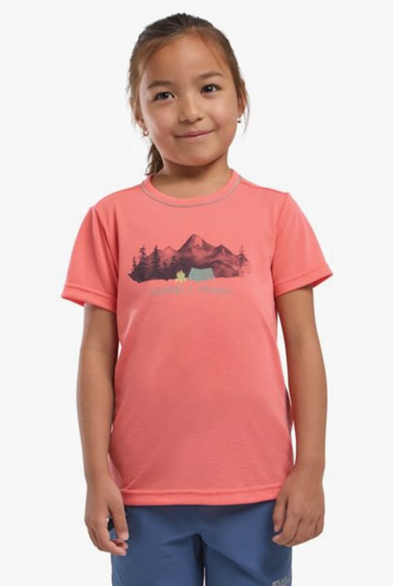 Jack Wolfskin Hiking Graphic t-shirt enfants Rose 39142 1