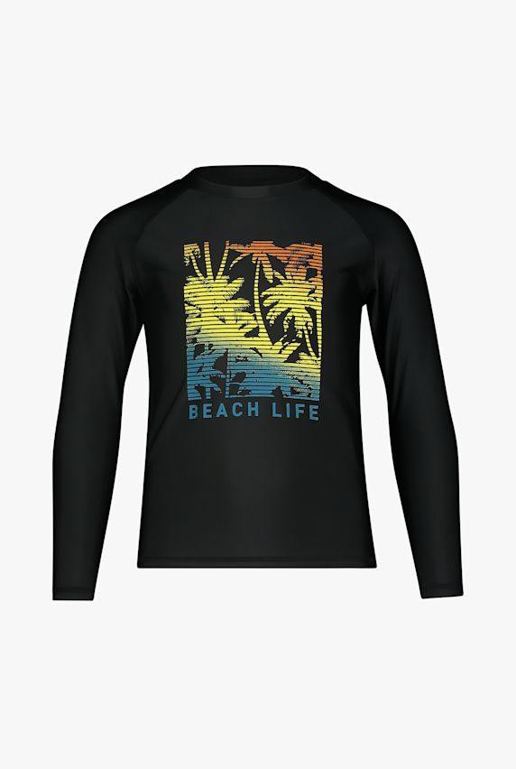 BEACH MOUNTAIN 50+ lycra shirt bambini Nero 56252 1