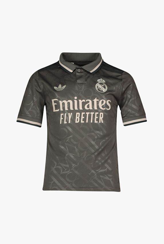 adidas Real Madrid 3rd Replica maillot de football enfants 24/25 Gris 39217 1