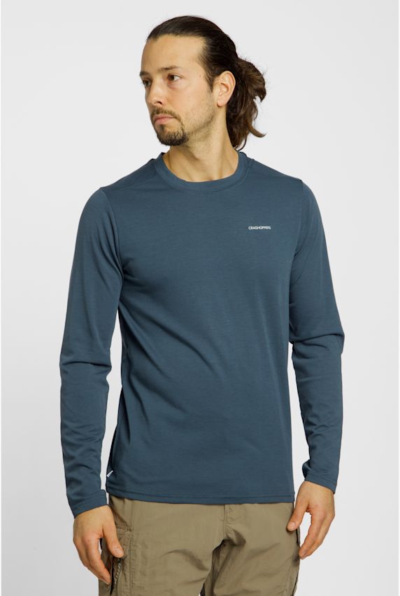 Craghoppers NosiLife Anti-Insect Abel longsleeve uomo Turchese 39308 1