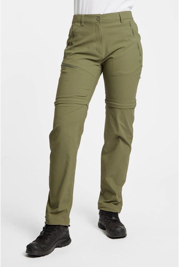 Craghoppers NosiLife Anti-Insect Pro II Zip-Off pantalon de randonnée femmes Vert 39314 1