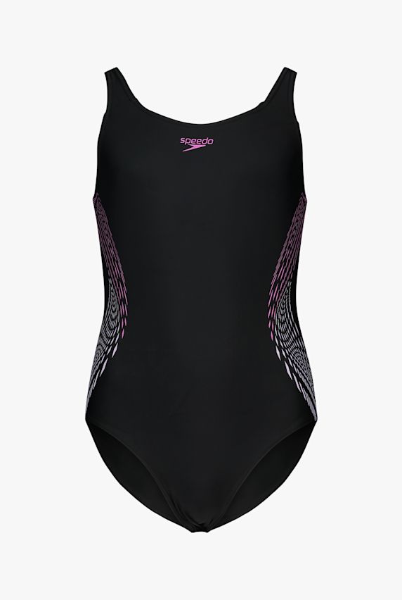 speedo Placement Muscleback maillot de bain filles Noir 39351 1