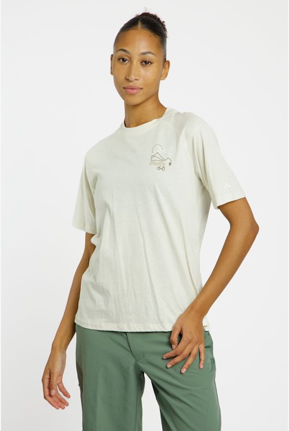 VAUDE Cyclist Casual t-shirt donna Bianco 39354 1