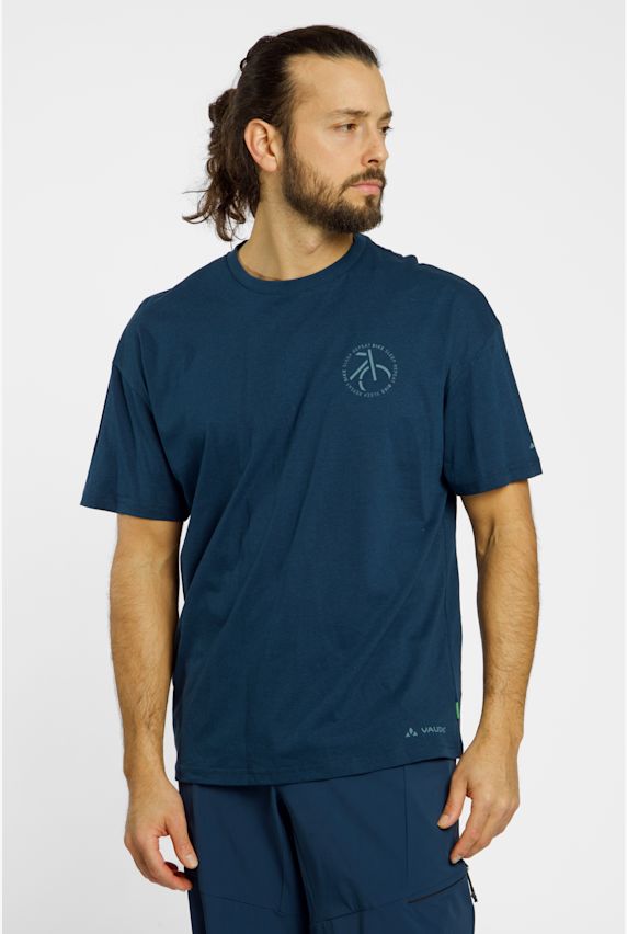 VAUDE Cyclist Casual t-shirt uomo Blu 39337 1