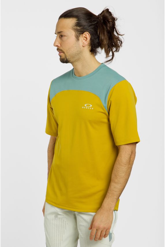 Oakley Free Ride maillot de bike hommes Jaune 56255 1